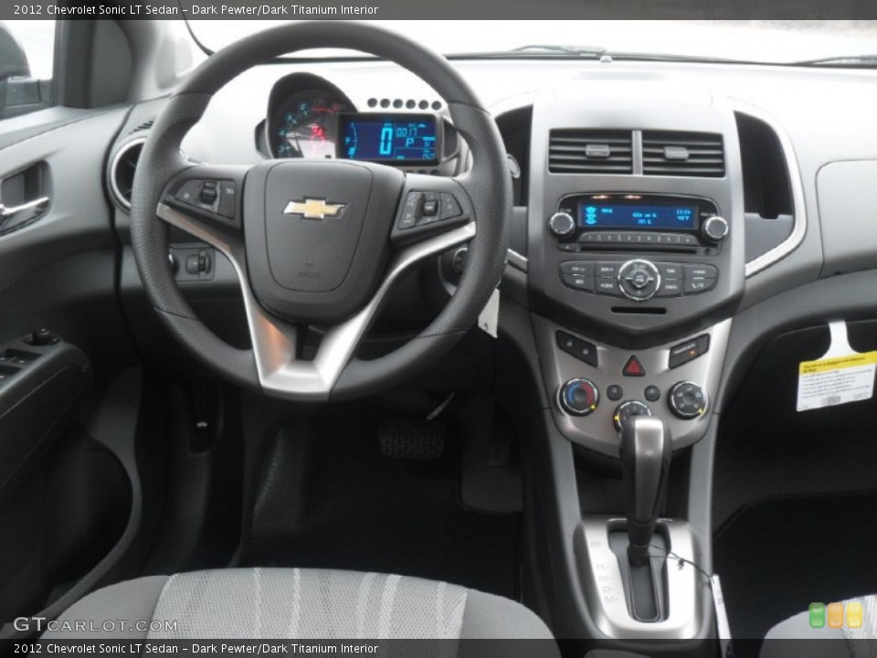 Dark Pewter/Dark Titanium Interior Dashboard for the 2012 Chevrolet Sonic LT Sedan #60106280