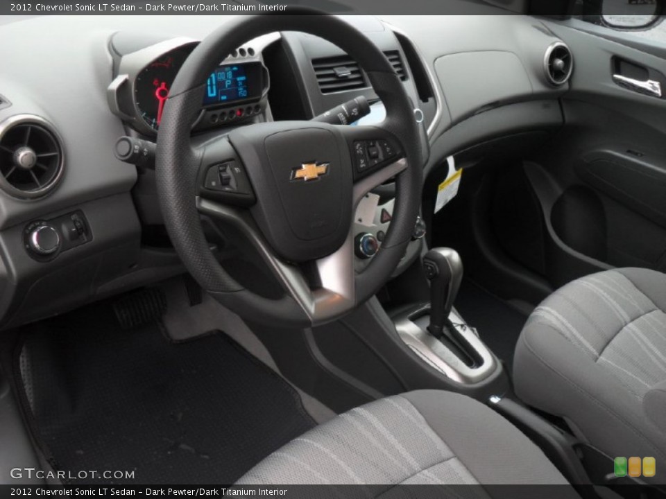 Dark Pewter/Dark Titanium Interior Prime Interior for the 2012 Chevrolet Sonic LT Sedan #60106329