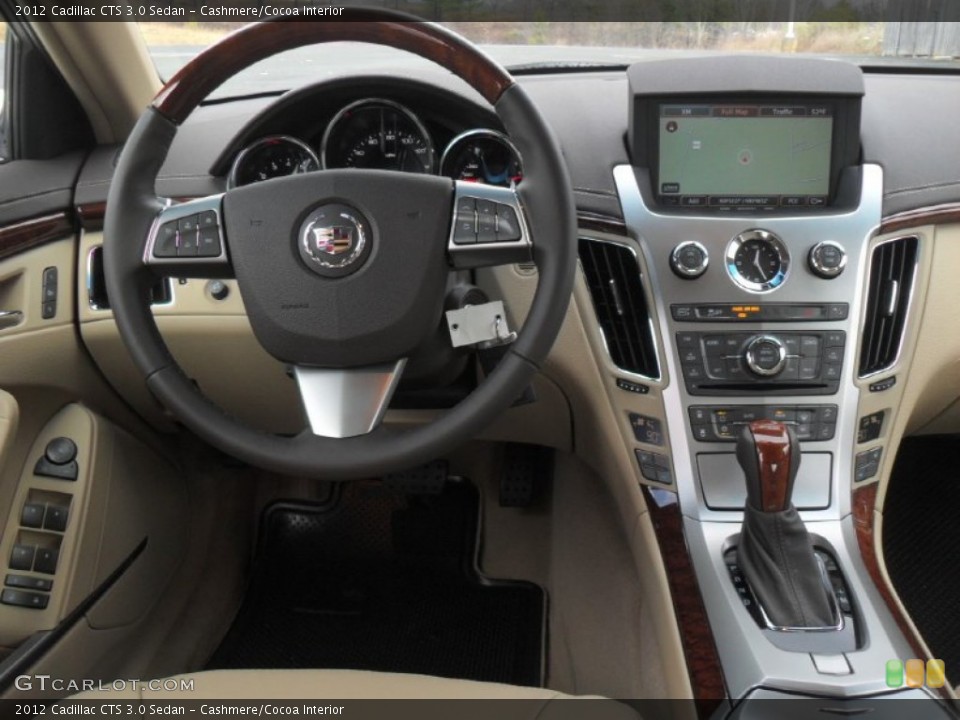 Cashmere/Cocoa Interior Dashboard for the 2012 Cadillac CTS 3.0 Sedan #60106728