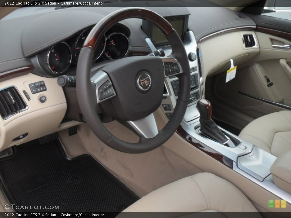 Cashmere/Cocoa Interior Prime Interior for the 2012 Cadillac CTS 3.0 Sedan #60106776