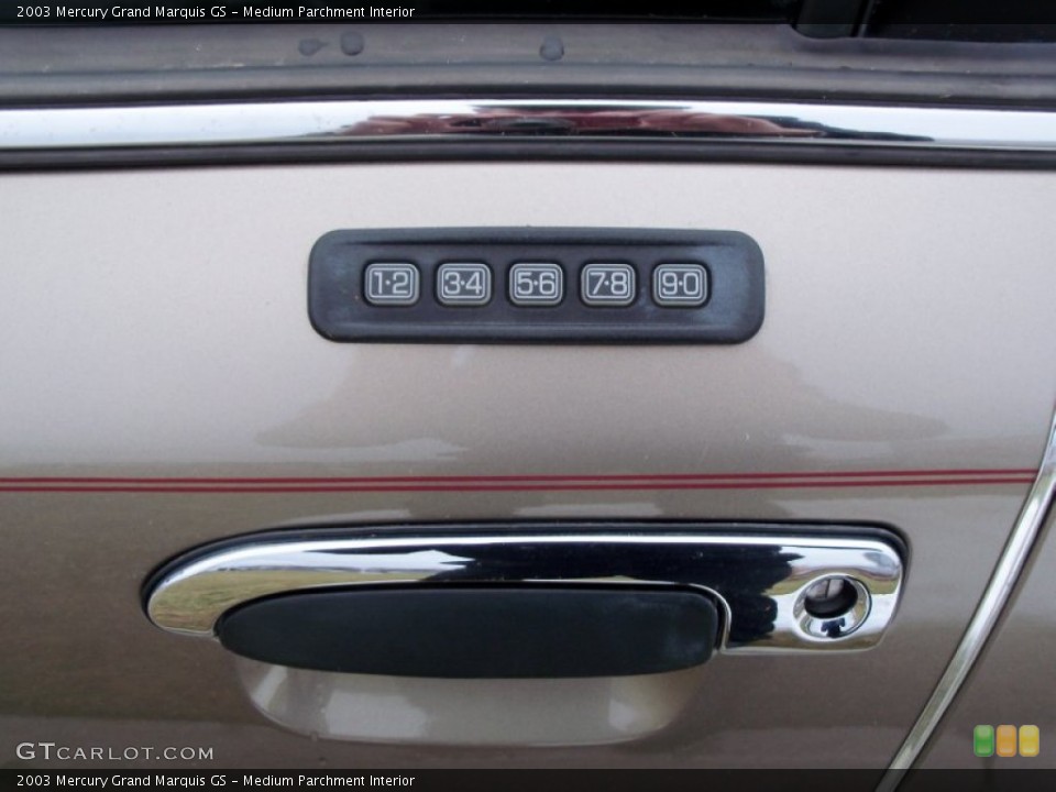 Medium Parchment Interior Controls for the 2003 Mercury Grand Marquis GS #60107043
