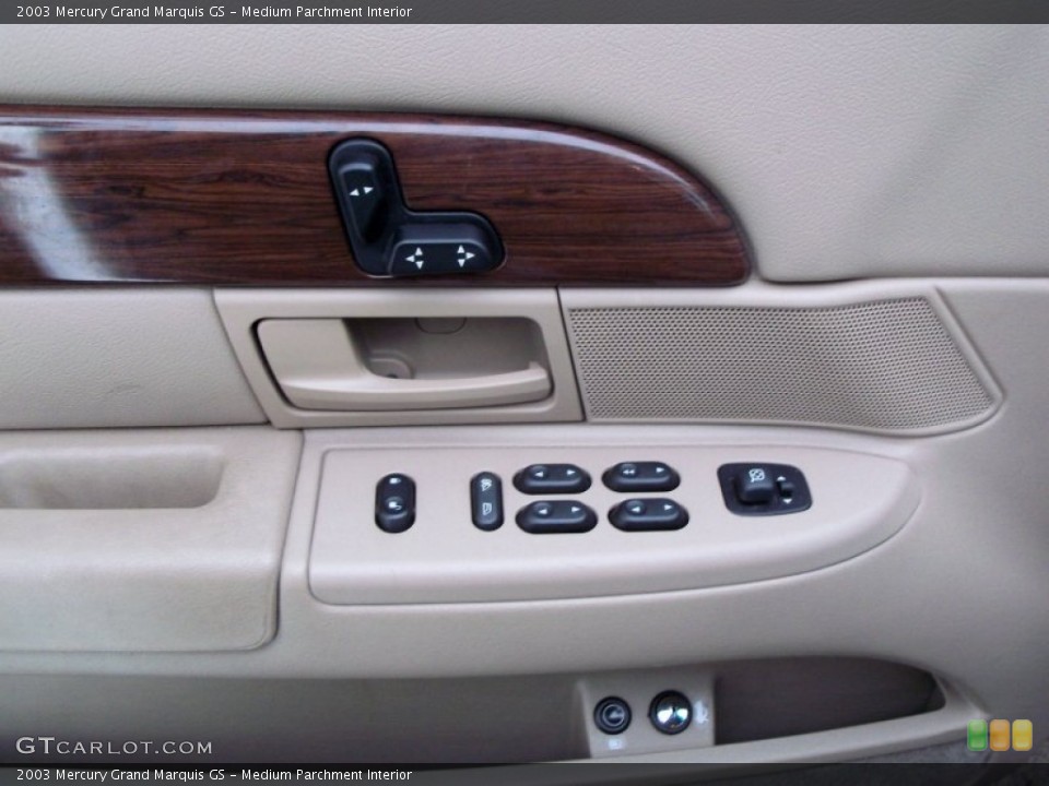 Medium Parchment Interior Controls for the 2003 Mercury Grand Marquis GS #60107052