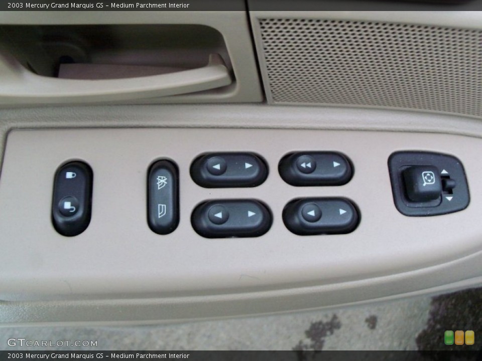 Medium Parchment Interior Controls for the 2003 Mercury Grand Marquis GS #60107058