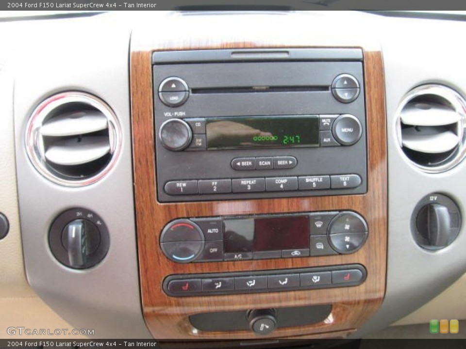Tan Interior Controls for the 2004 Ford F150 Lariat SuperCrew 4x4 #60109428