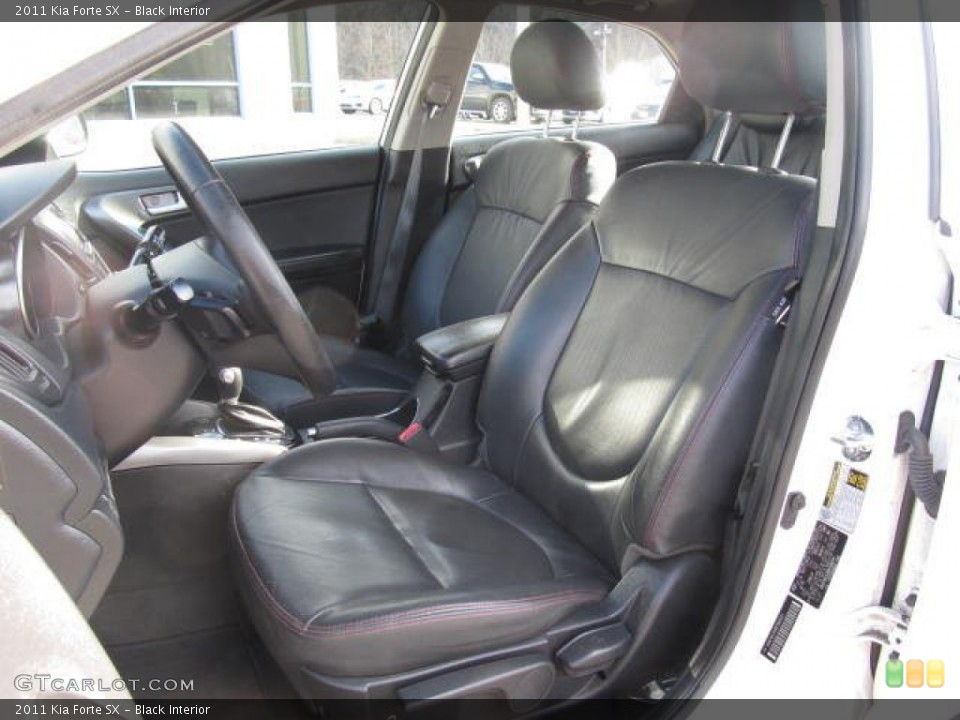 Black Interior Photo for the 2011 Kia Forte SX #60109506