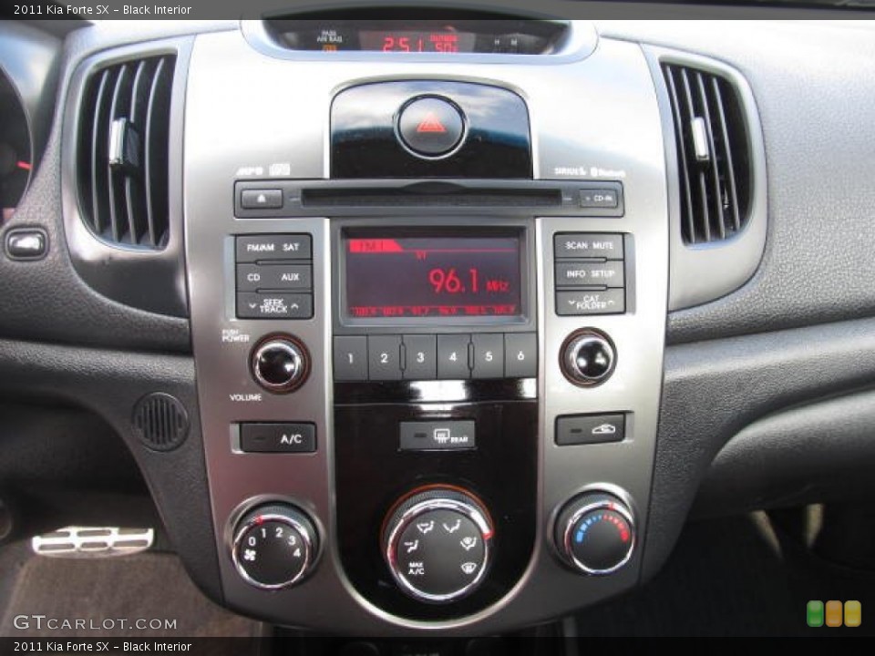 Black Interior Controls for the 2011 Kia Forte SX #60109518