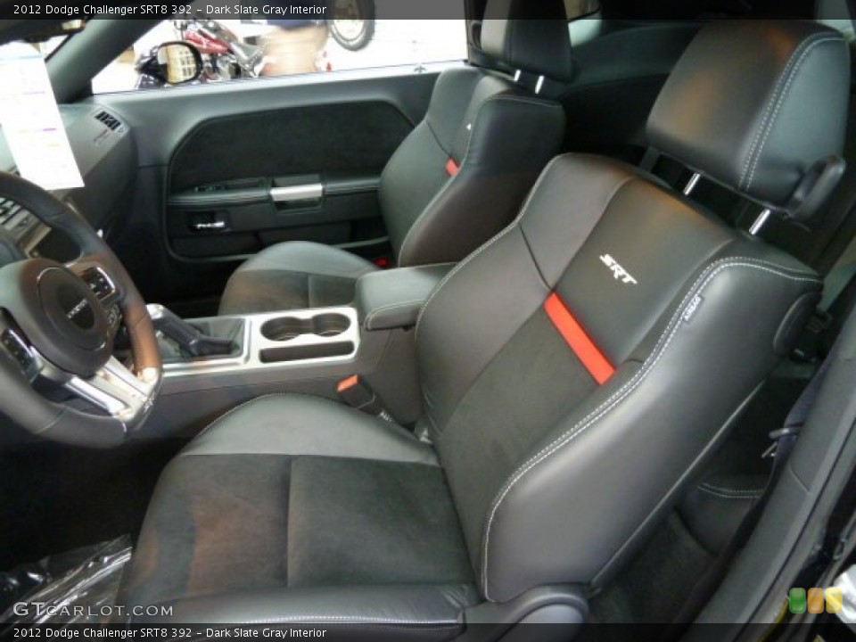 Dark Slate Gray Interior Photo for the 2012 Dodge Challenger SRT8 392 #60112533
