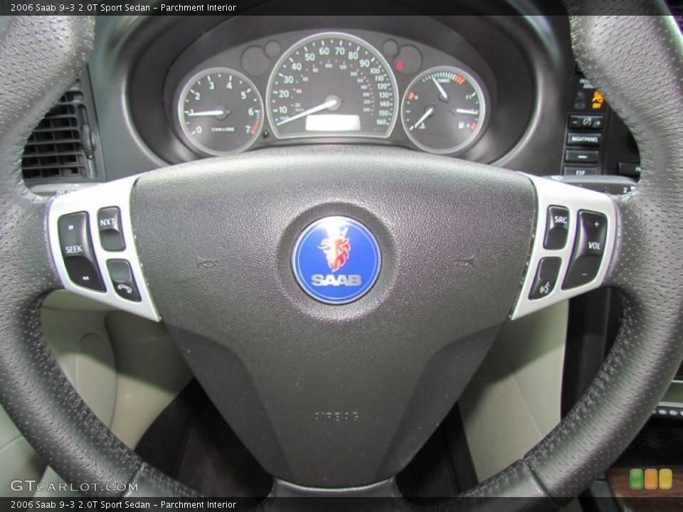 Parchment Interior Steering Wheel for the 2006 Saab 9-3 2.0T Sport Sedan #60114282