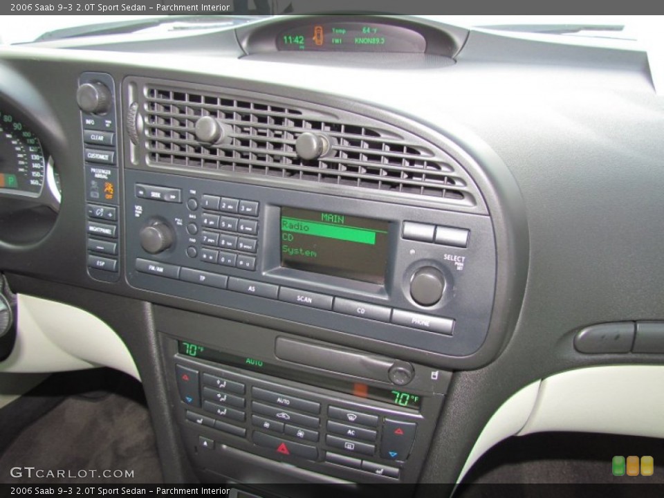 Parchment Interior Controls for the 2006 Saab 9-3 2.0T Sport Sedan #60114291