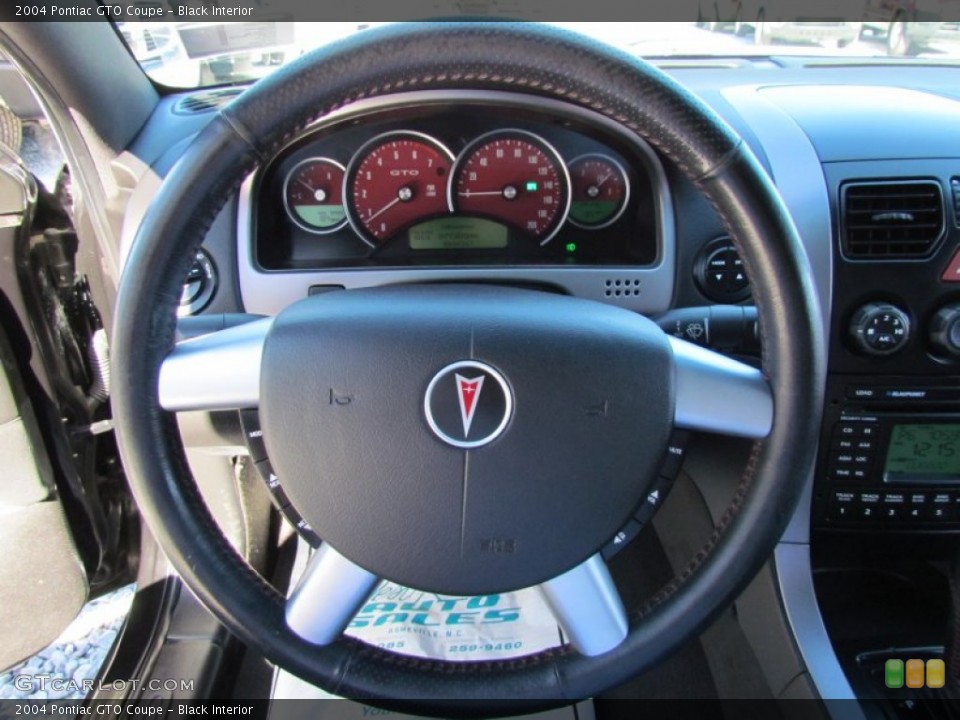 Black Interior Steering Wheel for the 2004 Pontiac GTO Coupe #60116766