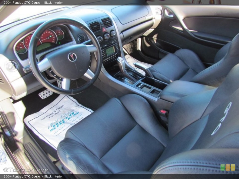 Black Interior Prime Interior for the 2004 Pontiac GTO Coupe #60116790