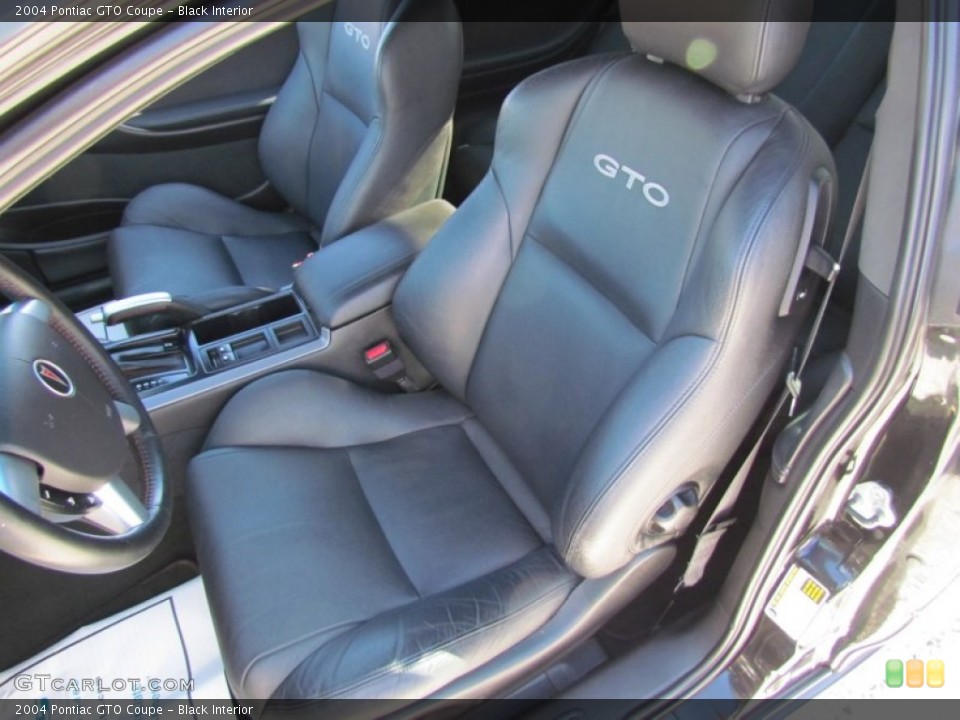 Black Interior Front Seat for the 2004 Pontiac GTO Coupe #60116799