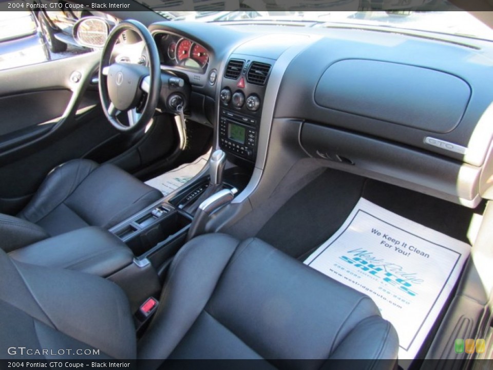 Black Interior Dashboard for the 2004 Pontiac GTO Coupe #60116808