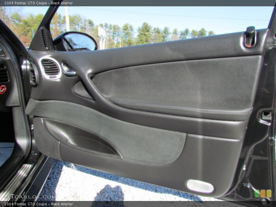 Black Interior Door Panel for the 2004 Pontiac GTO Coupe #60116817