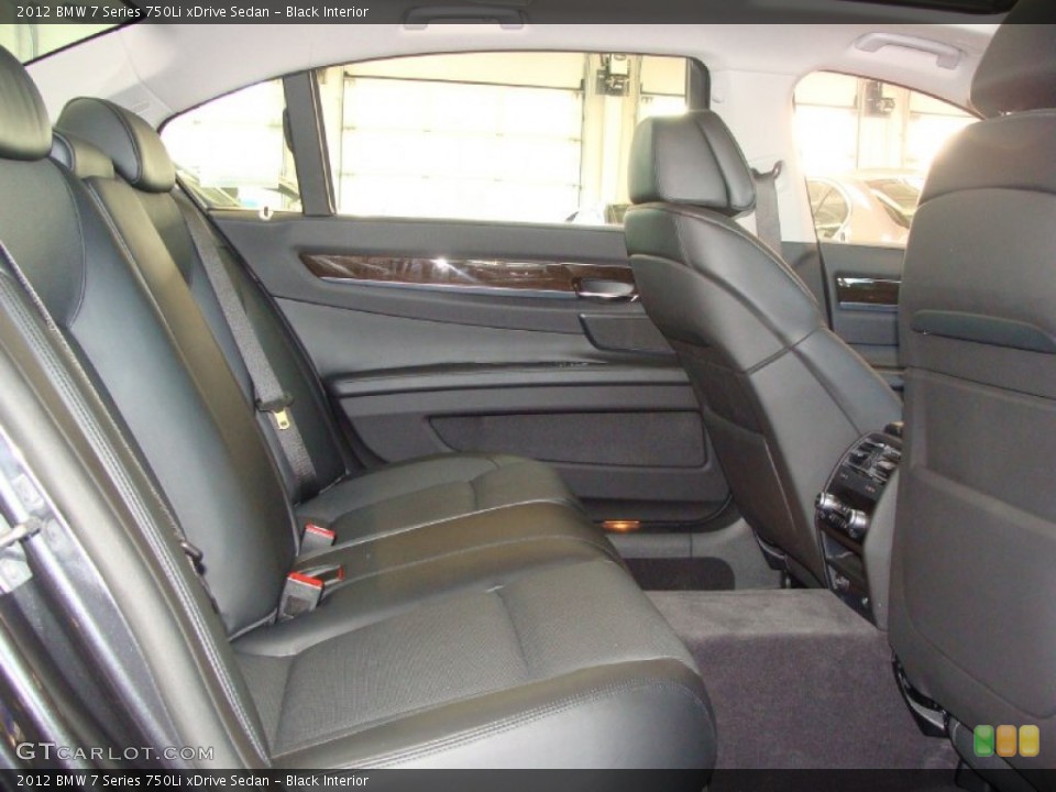 Black Interior Photo for the 2012 BMW 7 Series 750Li xDrive Sedan #60117627