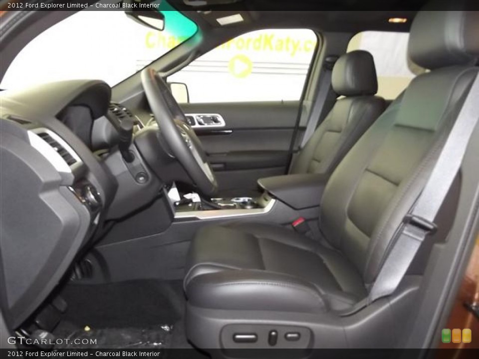 Charcoal Black Interior Photo for the 2012 Ford Explorer Limited #60123739