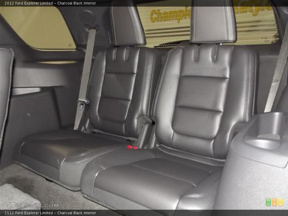 Charcoal Black Interior Rear Seat for the 2012 Ford Explorer Limited #60123754