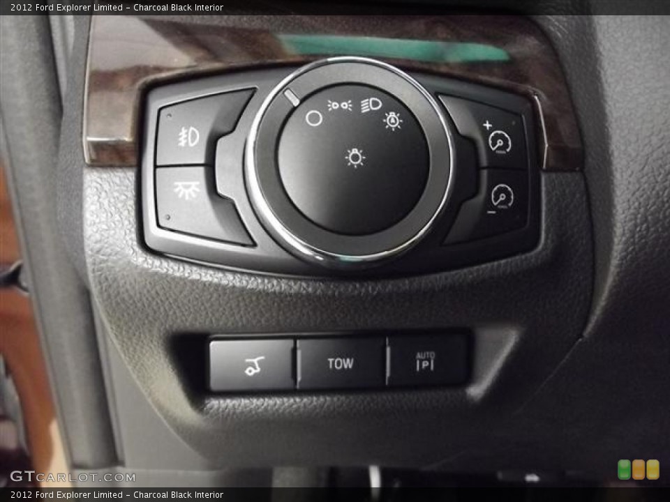 Charcoal Black Interior Controls for the 2012 Ford Explorer Limited #60123841