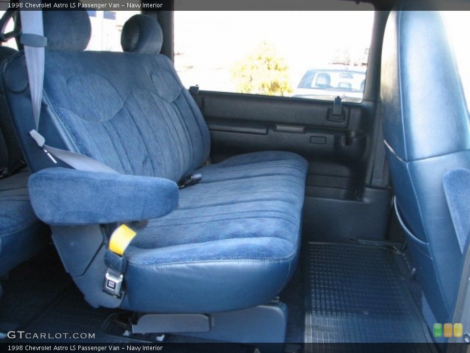 Navy Interior Rear Seat for the 1998 Chevrolet Astro LS Passenger Van #60124010