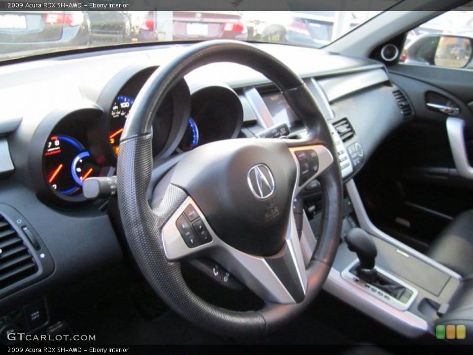 Ebony Interior Steering Wheel for the 2009 Acura RDX SH-AWD #60125545