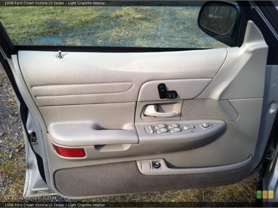 Light Graphite Interior Door Panel for the 1998 Ford Crown Victoria LX Sedan #60130104