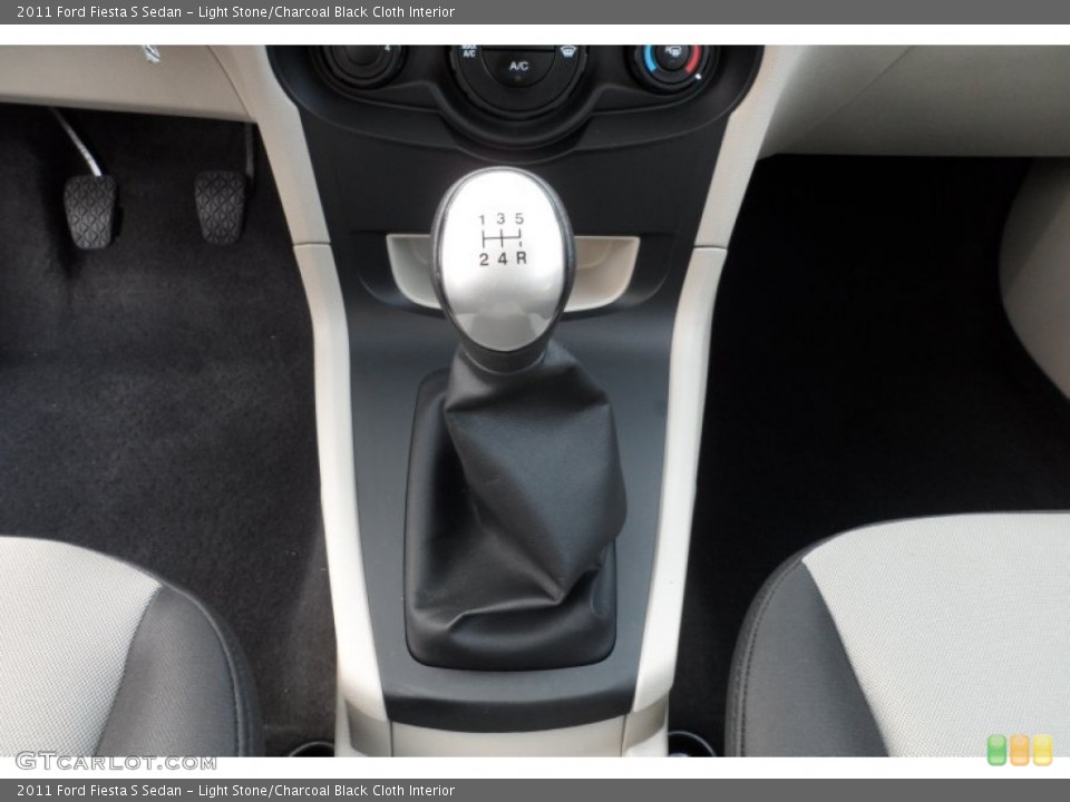 Light Stone/Charcoal Black Cloth Interior Transmission for the 2011 Ford Fiesta S Sedan #60130987