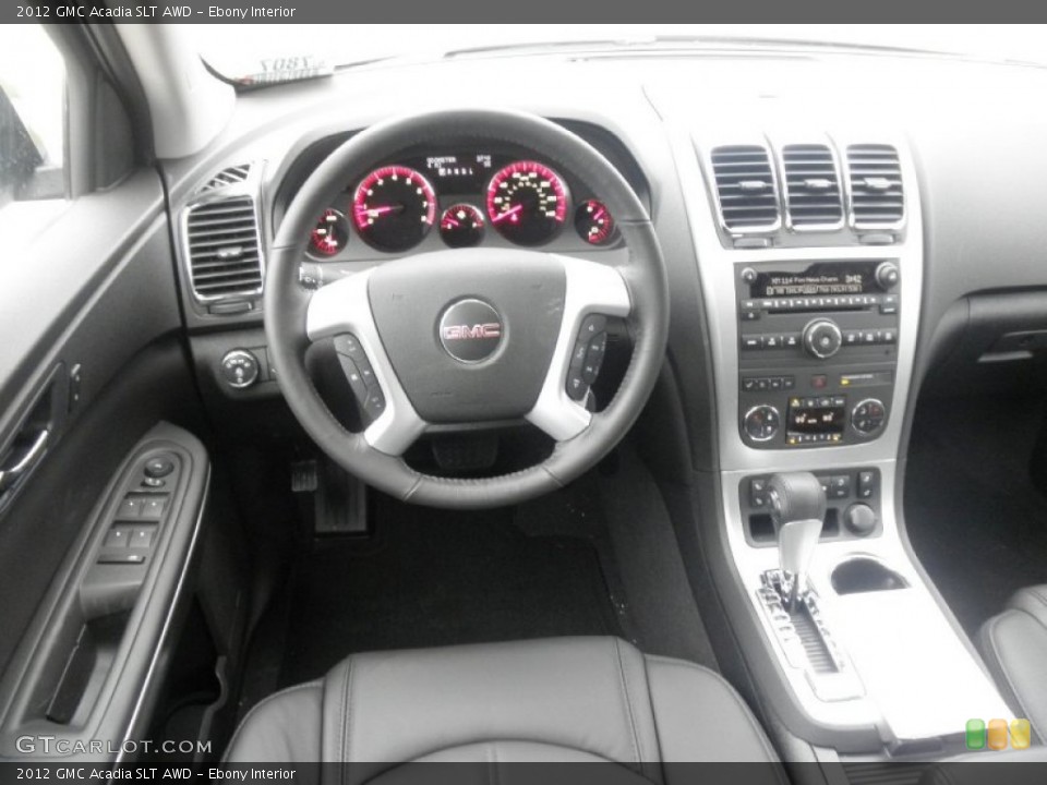 Ebony Interior Dashboard for the 2012 GMC Acadia SLT AWD #60133281