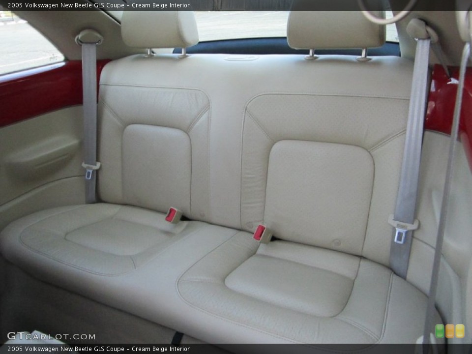 Cream Beige Interior Rear Seat for the 2005 Volkswagen New Beetle GLS Coupe #60134050
