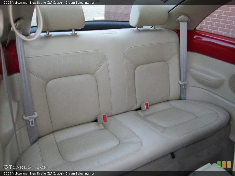 Cream Beige Interior Rear Seat for the 2005 Volkswagen New Beetle GLS Coupe #60134060