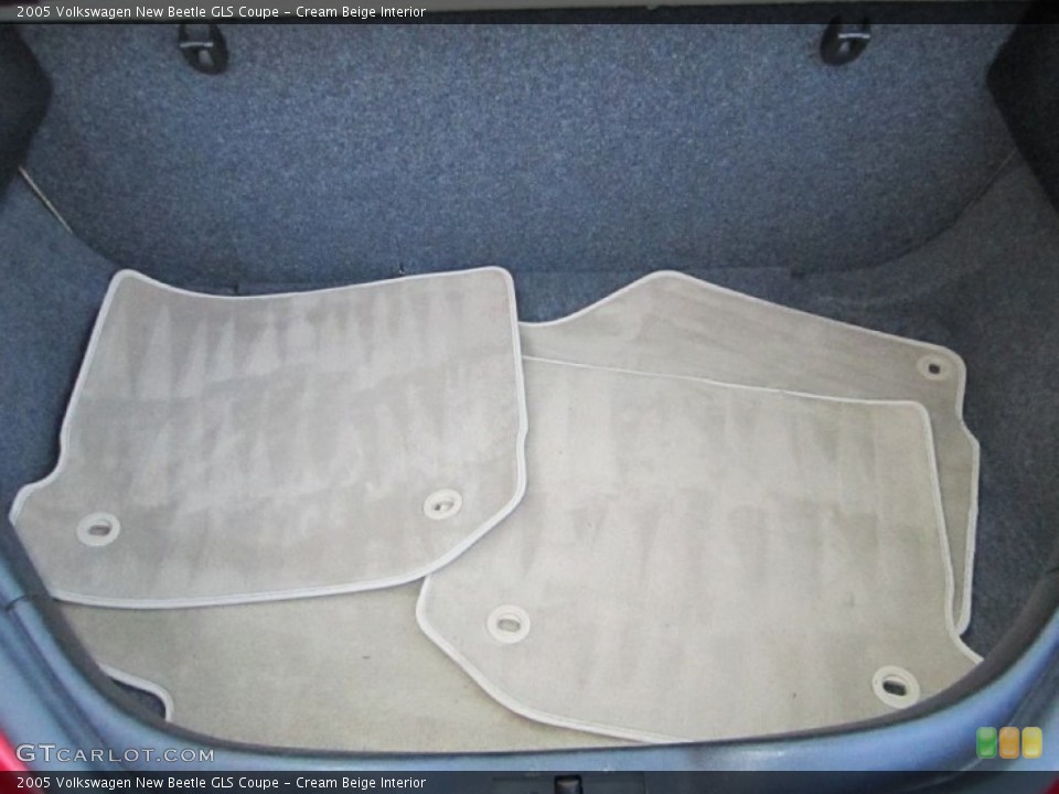 Cream Beige Interior Trunk for the 2005 Volkswagen New Beetle GLS Coupe #60134136