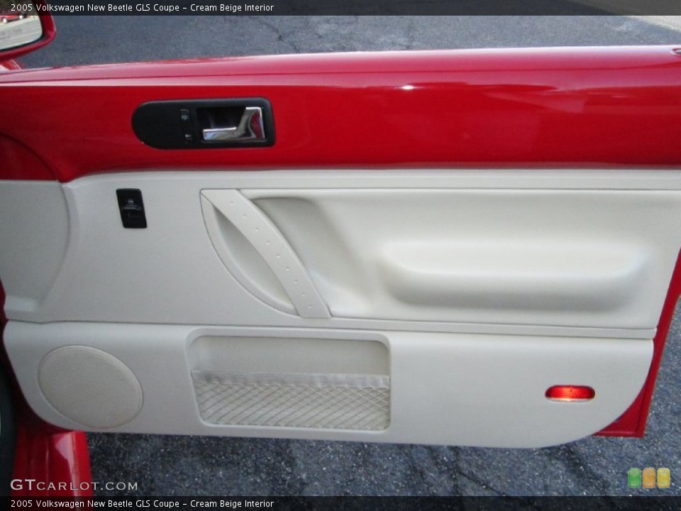 Cream Beige Interior Door Panel for the 2005 Volkswagen New Beetle GLS Coupe #60134151
