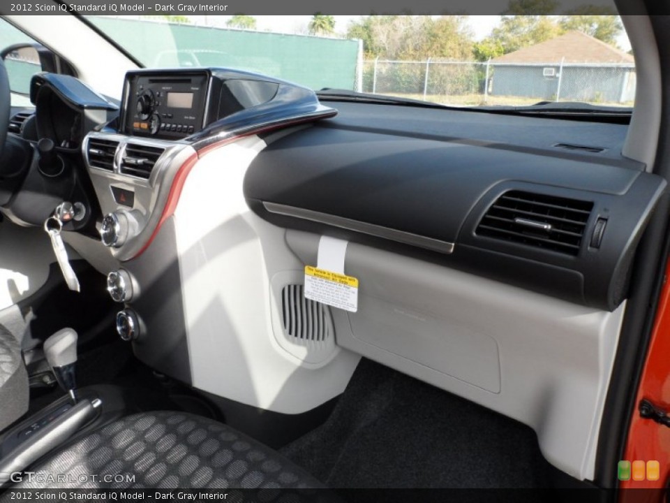 Dark Gray Interior Dashboard for the 2012 Scion iQ  #60134259