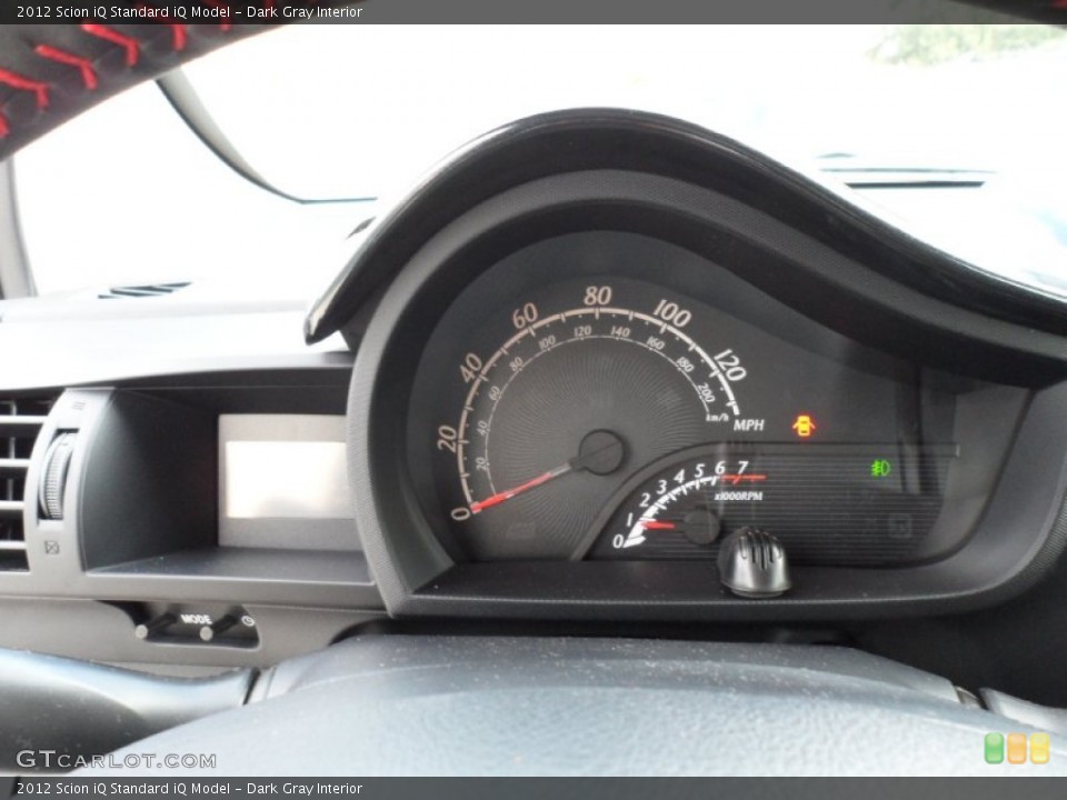 Dark Gray Interior Gauges for the 2012 Scion iQ  #60134364