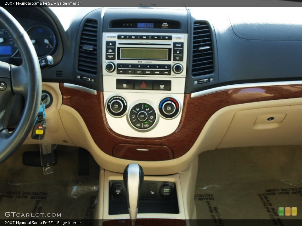 Beige Interior Controls for the 2007 Hyundai Santa Fe SE #60135153