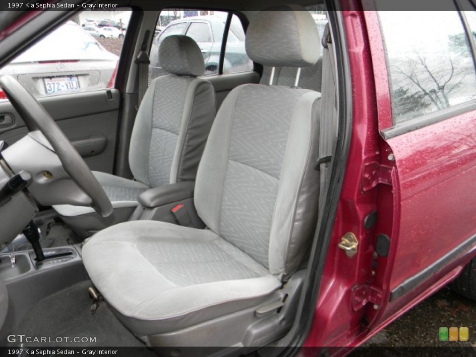 Gray 1997 Kia Sephia Interiors