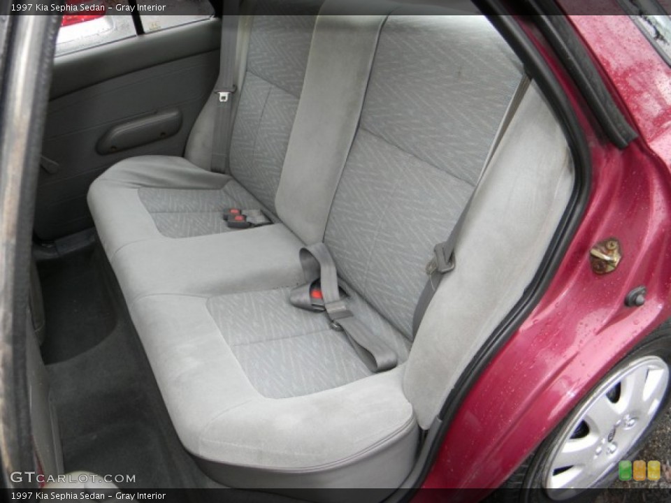 Gray Interior Photo for the 1997 Kia Sephia Sedan #60139329