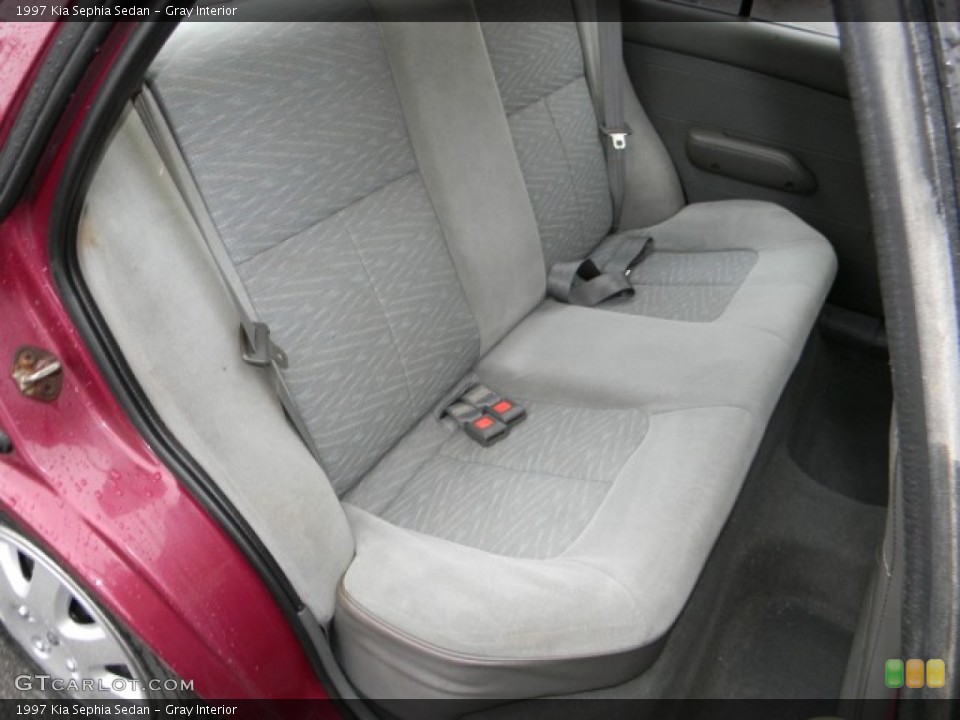 Gray Interior Photo for the 1997 Kia Sephia Sedan #60139338