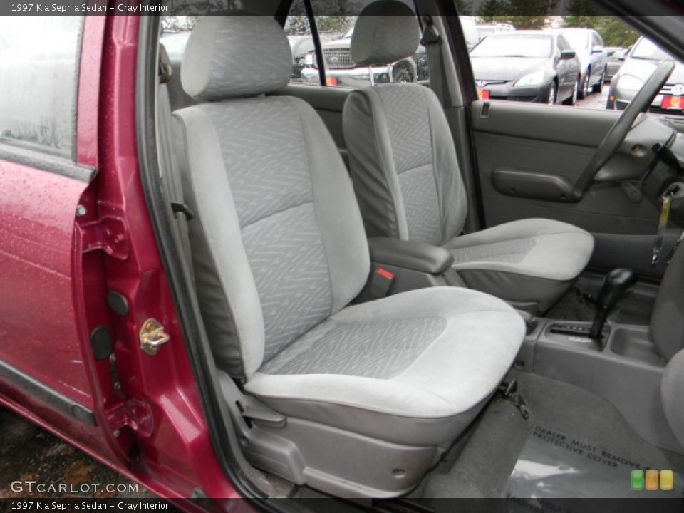 Gray Interior Photo for the 1997 Kia Sephia Sedan #60139347