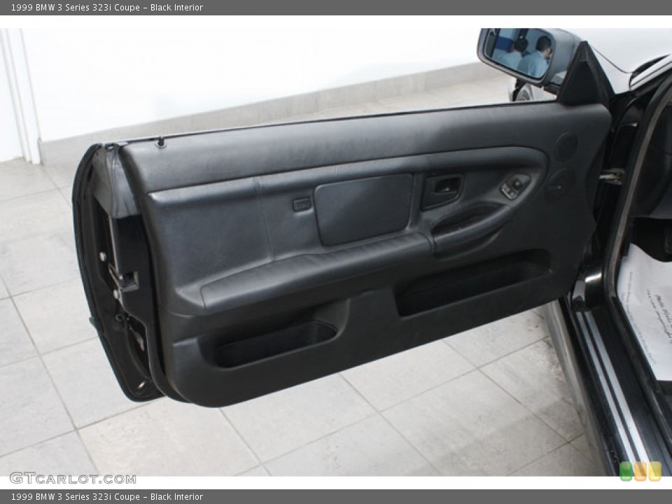 Black Interior Door Panel for the 1999 BMW 3 Series 323i Coupe #60139470