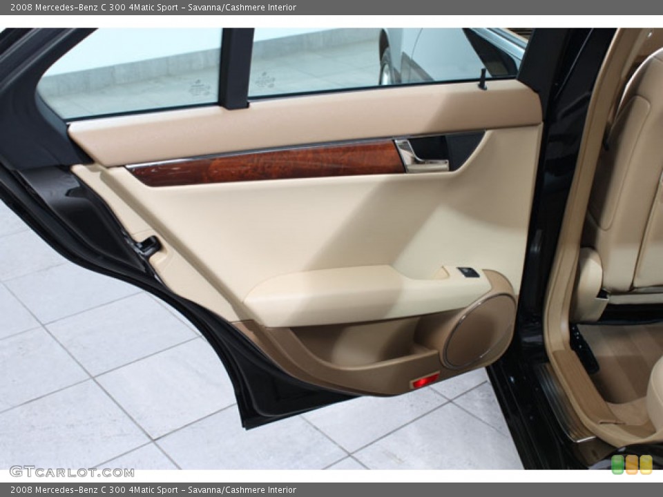 Savanna/Cashmere Interior Door Panel for the 2008 Mercedes-Benz C 300 4Matic Sport #60139726