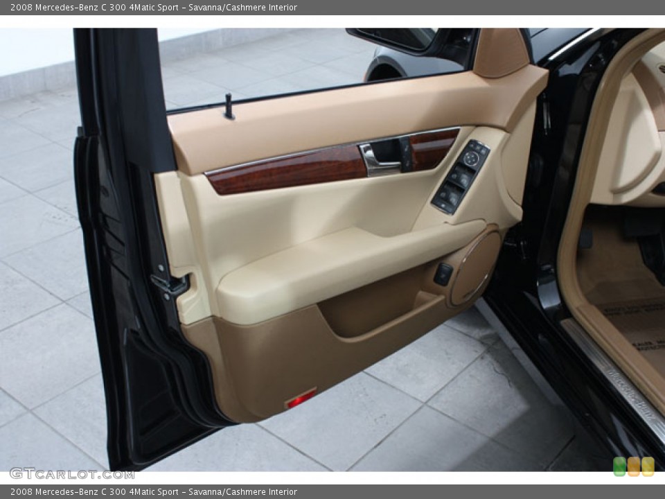 Savanna/Cashmere Interior Door Panel for the 2008 Mercedes-Benz C 300 4Matic Sport #60139737