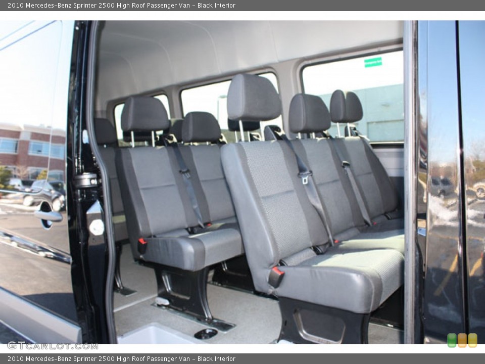 Black Interior Photo for the 2010 Mercedes-Benz Sprinter 2500 High Roof Passenger Van #60141581