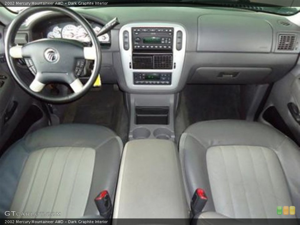 Dark Graphite Interior Dashboard for the 2002 Mercury Mountaineer AWD #60143668