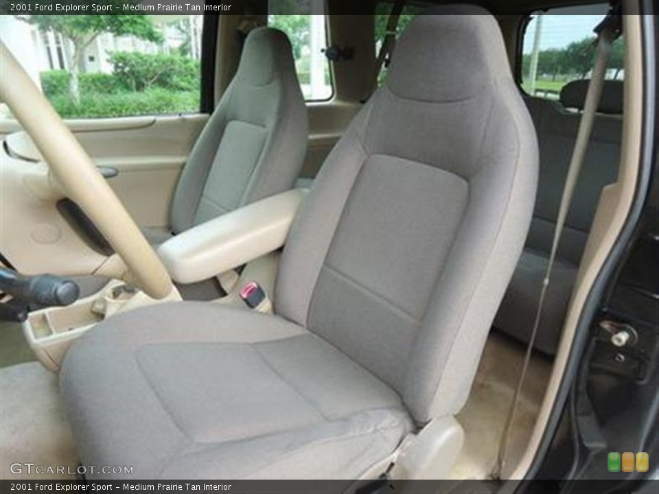 Medium Prairie Tan Interior Front Seat for the 2001 Ford Explorer Sport #60143771