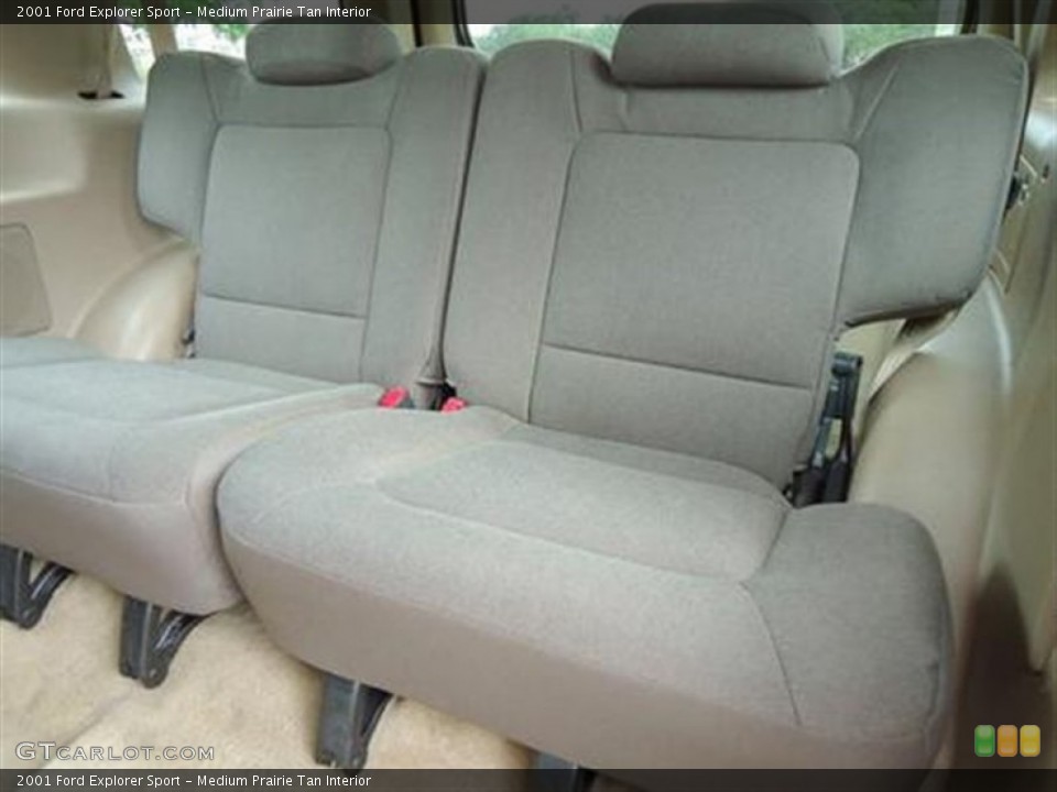 Medium Prairie Tan Interior Rear Seat for the 2001 Ford Explorer Sport #60143781