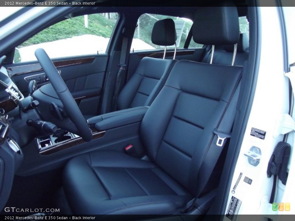 Black Interior Photo for the 2012 Mercedes-Benz E 350 Sedan #60144519