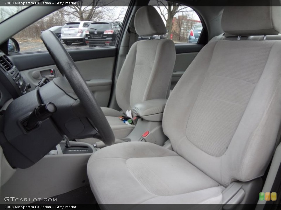 Gray Interior Photo for the 2008 Kia Spectra EX Sedan #60144891
