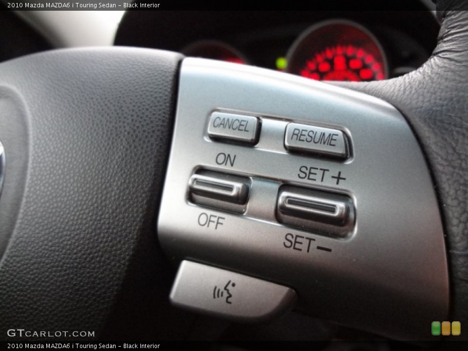 Black Interior Controls for the 2010 Mazda MAZDA6 i Touring Sedan #60145098