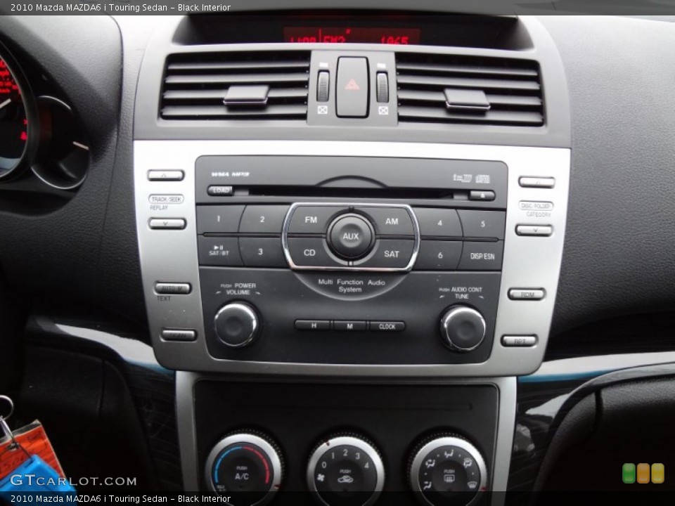 Black Interior Audio System for the 2010 Mazda MAZDA6 i Touring Sedan #60145104