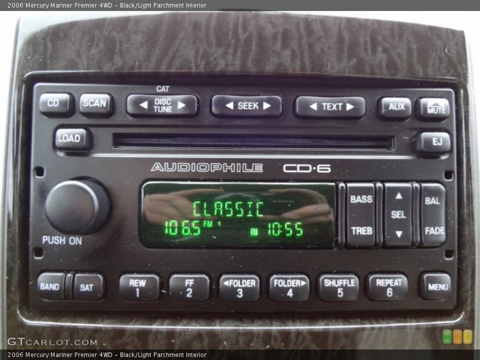 Black/Light Parchment Interior Audio System for the 2006 Mercury Mariner Premier 4WD #60145326